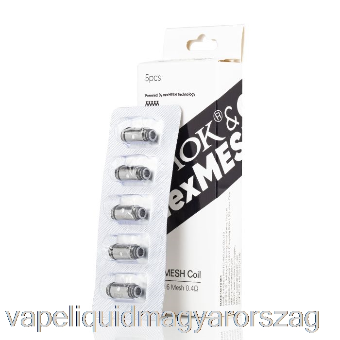 Smok Ofrf Nexmesh Pod Cseretekercsek 0,4 Ohm Ss316l Tekercsek Vape Toll